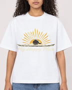 Mockup Boxy Heavyweight Tee White female close-up 10