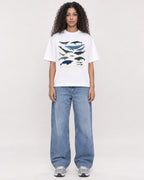 Mockup Boxy Heavyweight Tee White female full-body 10