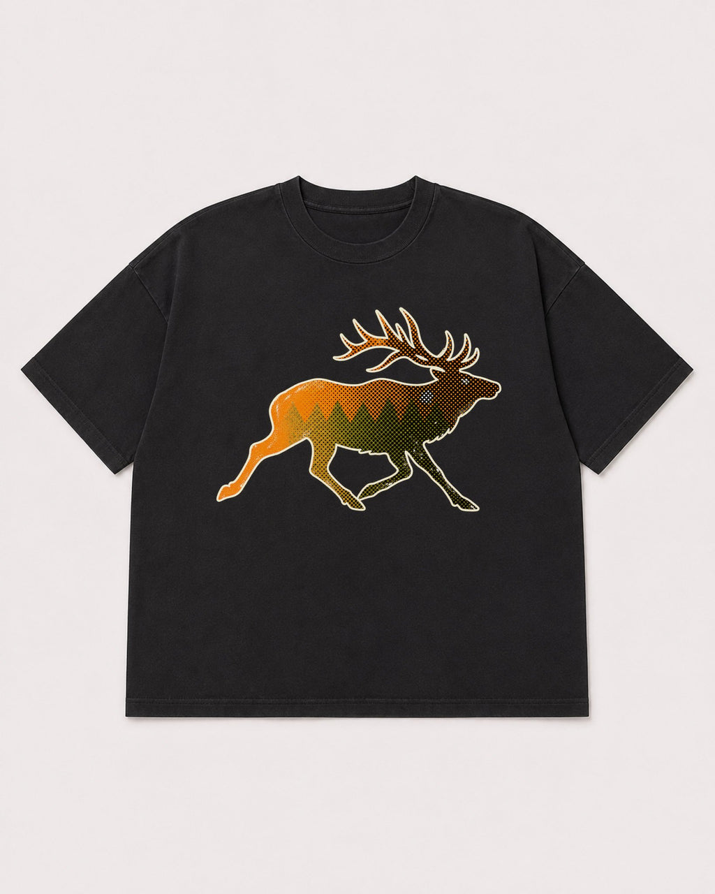 Mockup Boxy Heavyweight Tee Black product