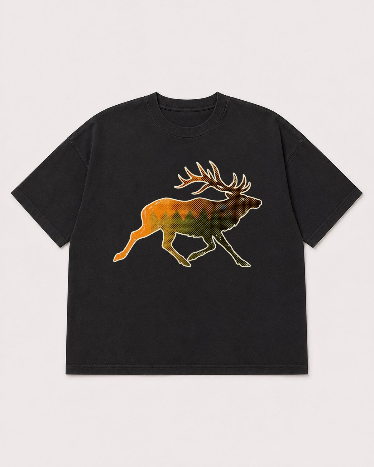 Mockup Boxy Heavyweight Tee Black product