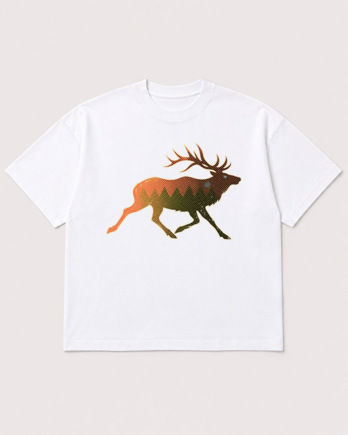 Mockup Boxy Heavyweight Tee White product