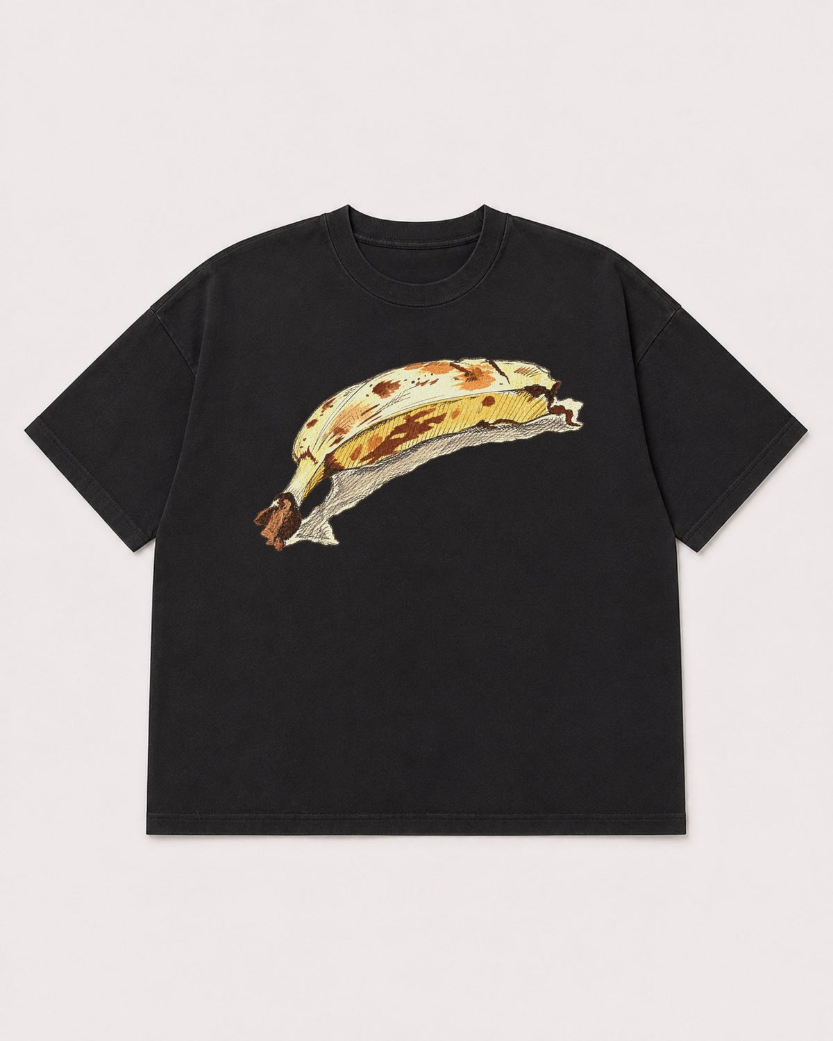 Mockup Boxy Heavyweight Tee Black product