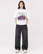 Mockup Boxy Heavyweight Tee White female full-body 03