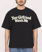 Mockup Boxy Heavyweight Tee Black male close-up 02