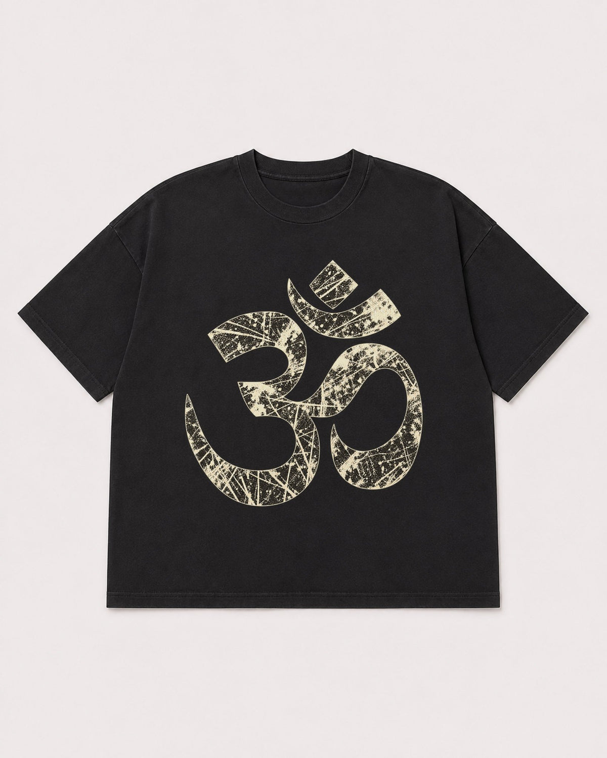 Mockup Boxy Heavyweight Tee Black product