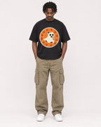 Mockup Boxy Heavyweight Tee Black male full-body 04