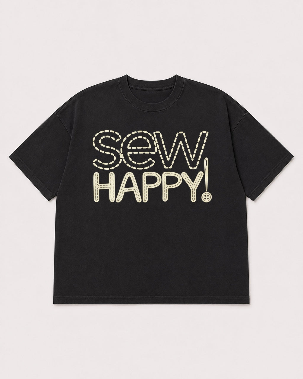Mockup Boxy Heavyweight Tee Black product