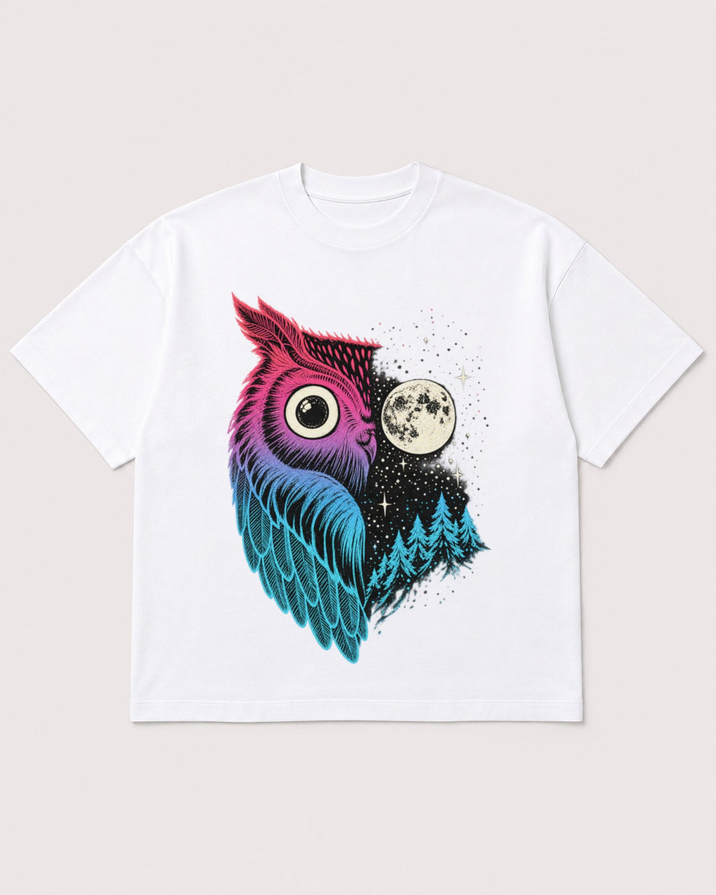 Mockup Boxy Heavyweight Tee White product