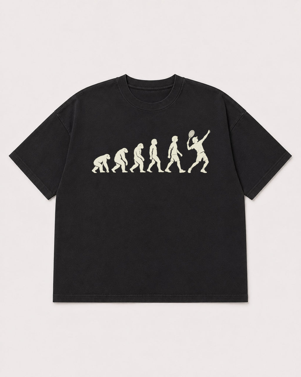 Mockup Boxy Heavyweight Tee Black product