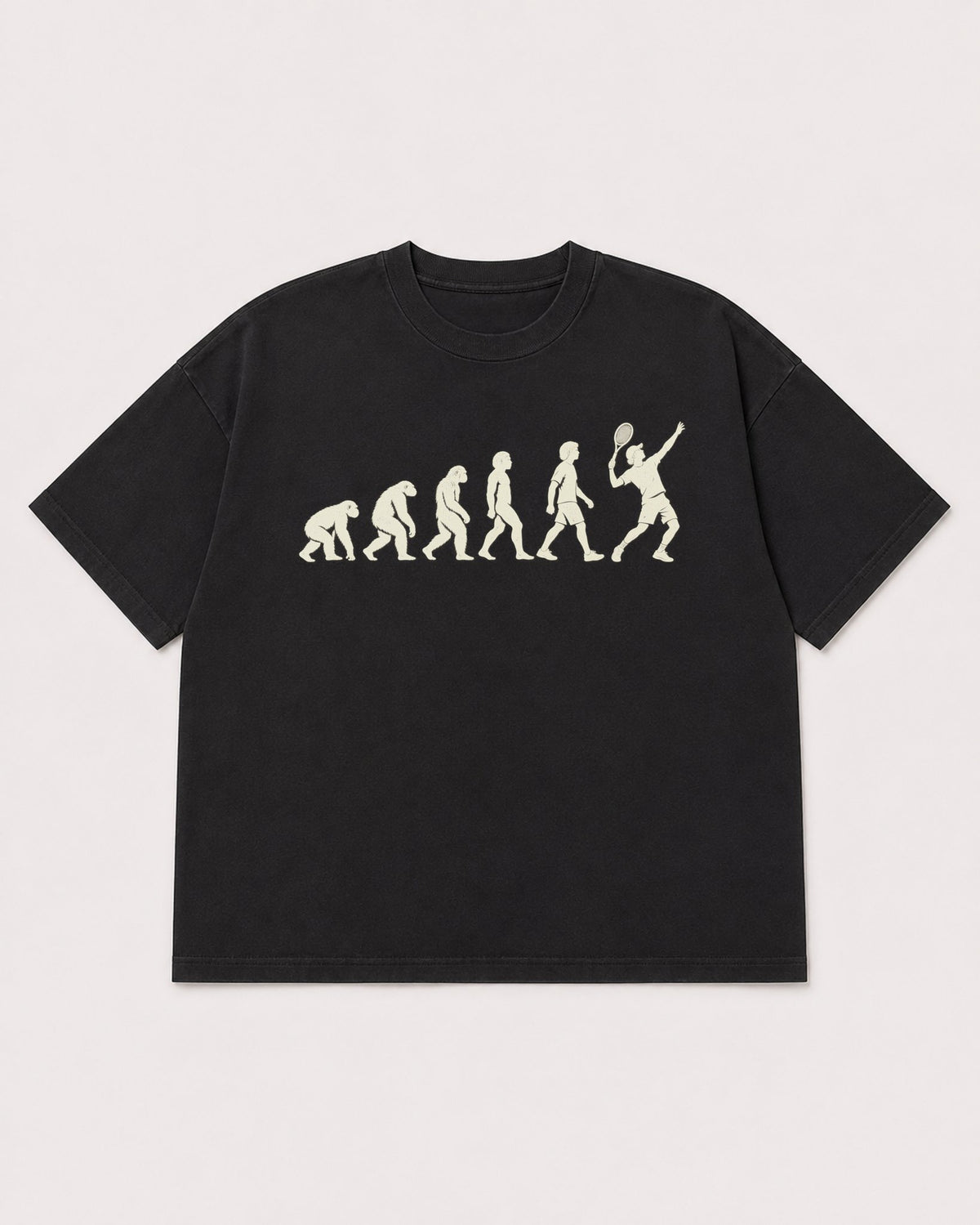 Mockup Boxy Heavyweight Tee Black product