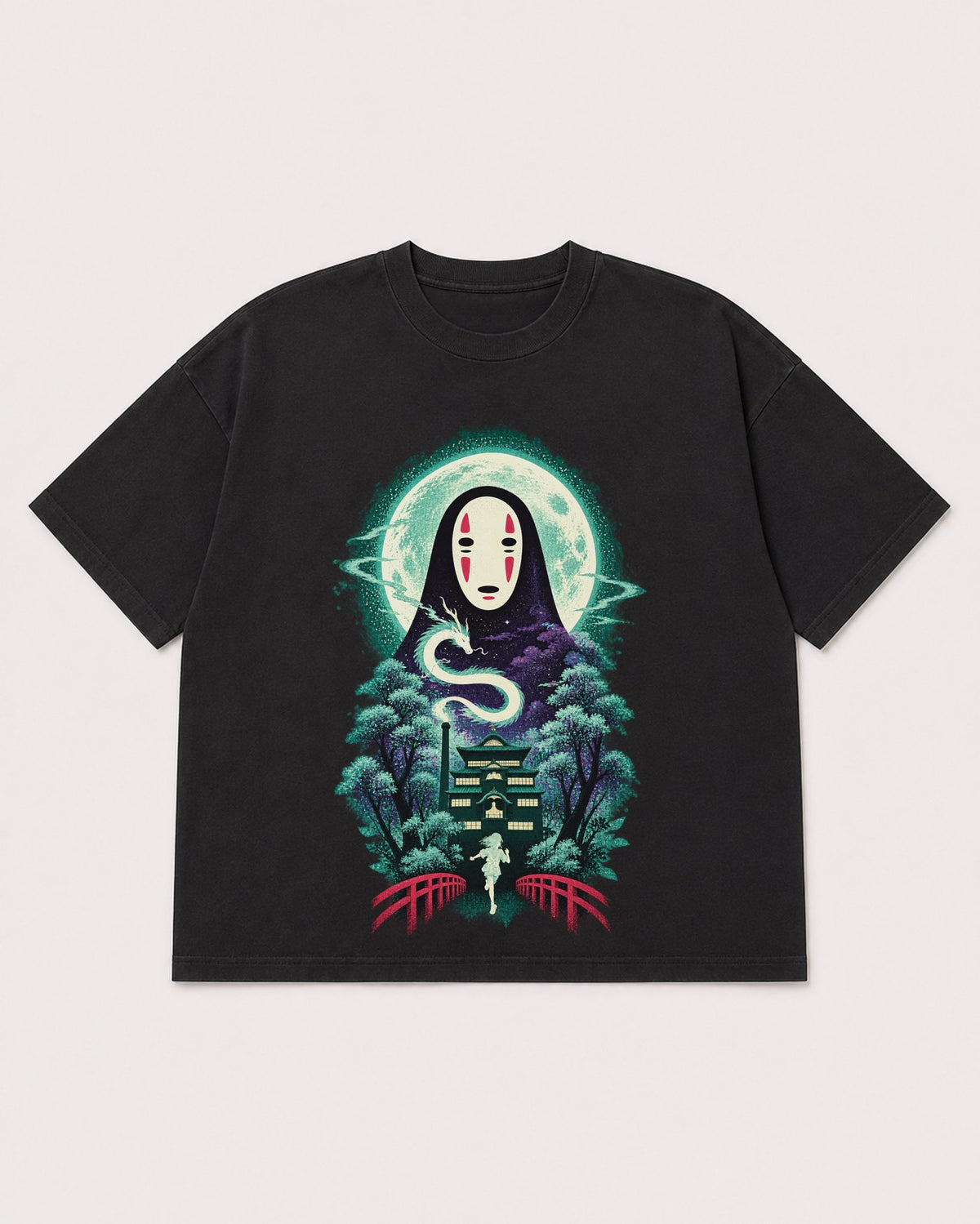 Mockup Boxy Heavyweight Tee Black product