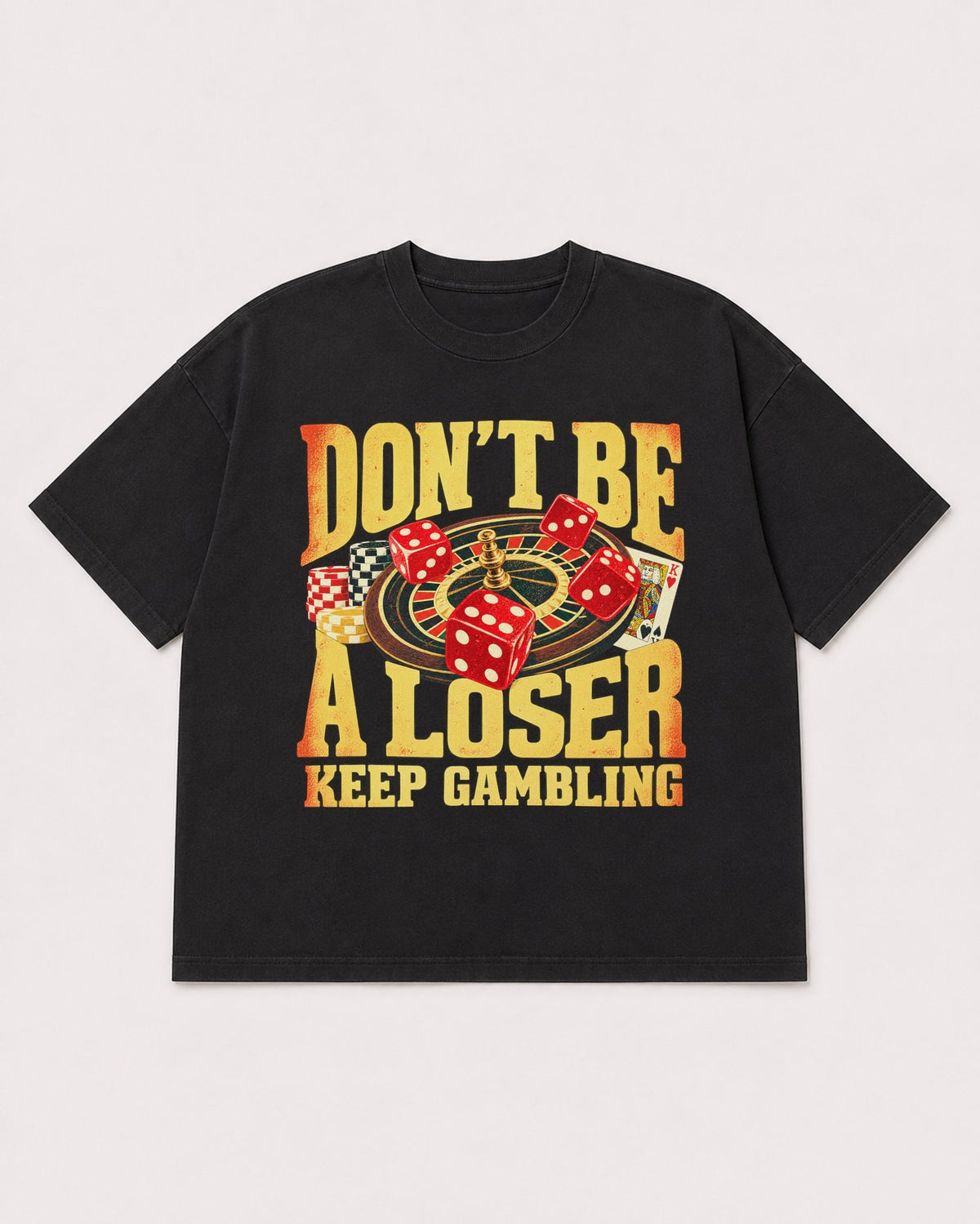 Mockup Boxy Heavyweight Tee Black product