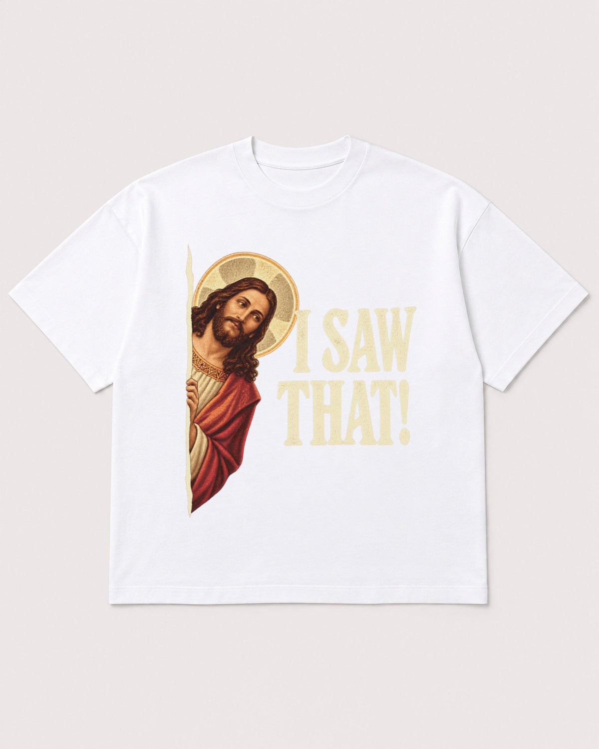 Mockup Boxy Heavyweight Tee White product