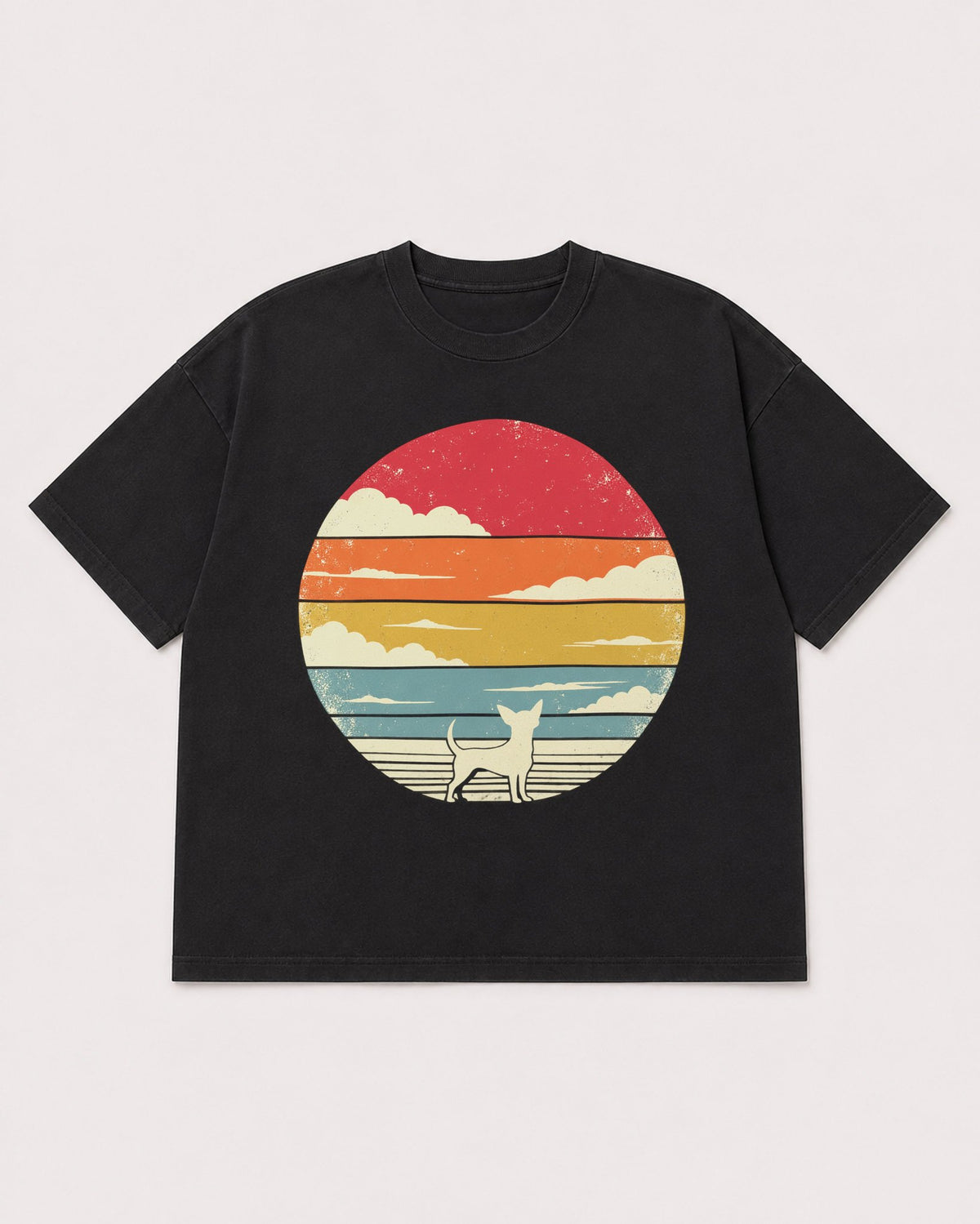 Mockup Boxy Heavyweight Tee Black product