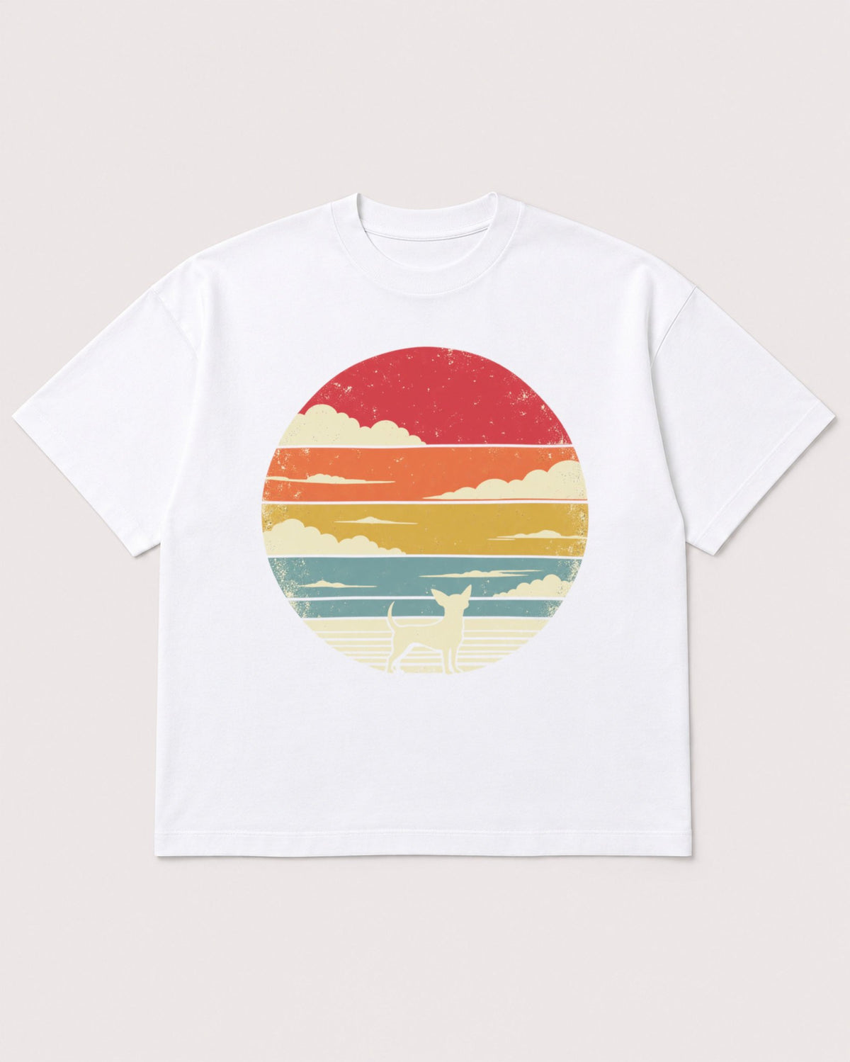 Mockup Boxy Heavyweight Tee White product