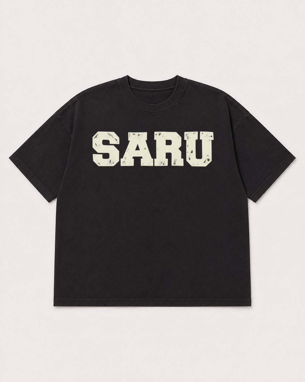Mockup Boxy Heavyweight Tee Black product