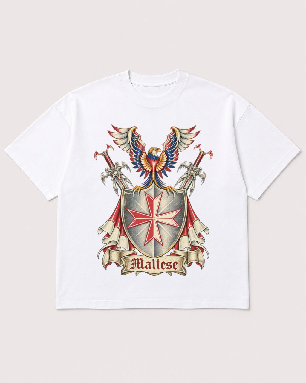 Mockup Boxy Heavyweight Tee White product