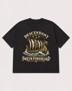 Mockup Boxy Heavyweight Tee Black product