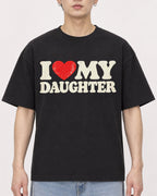 Mockup Boxy Heavyweight Tee Black male close-up 01