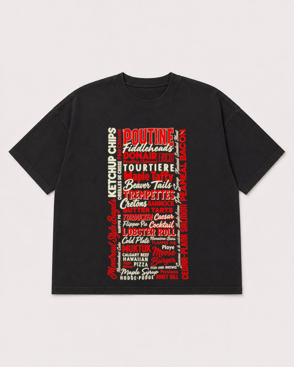 Mockup Boxy Heavyweight Tee Black product