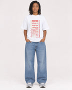 Mockup Boxy Heavyweight Tee White female full-body 15