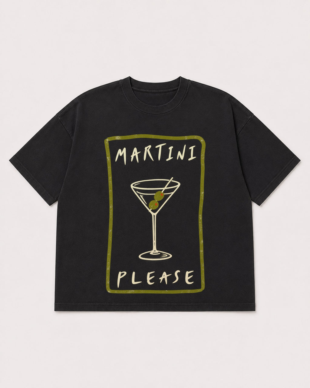 Mockup Boxy Heavyweight Tee Black product