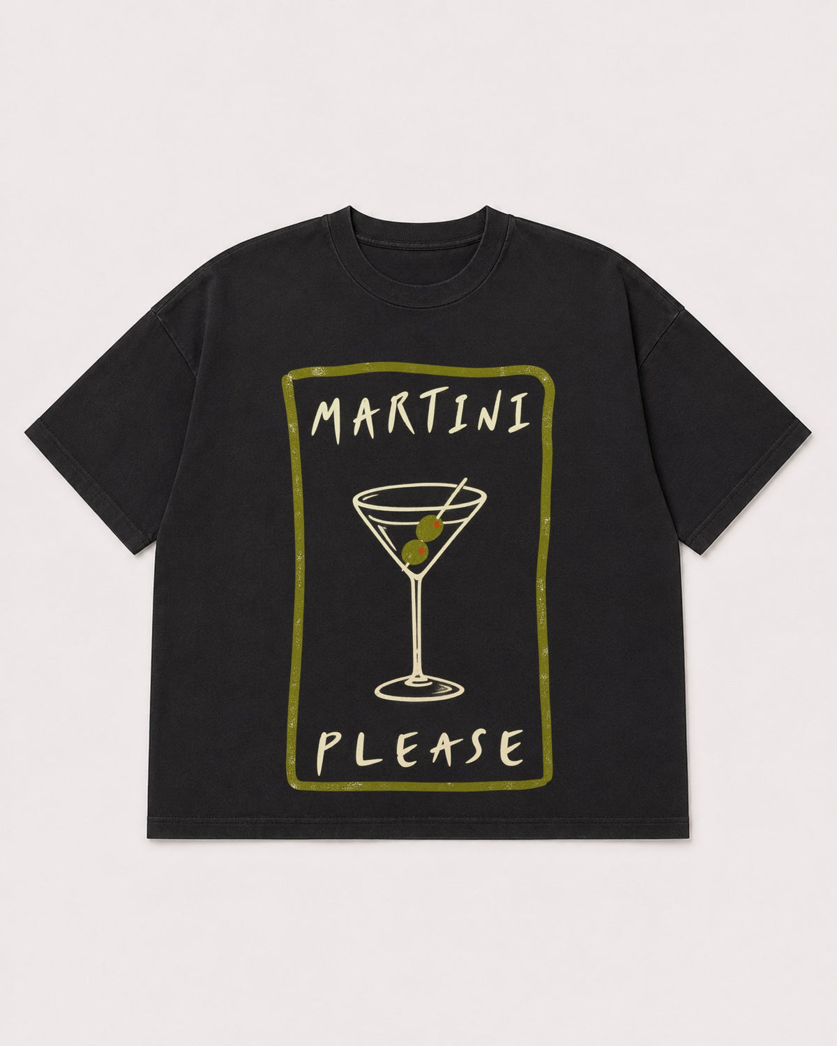 Mockup Boxy Heavyweight Tee Black product