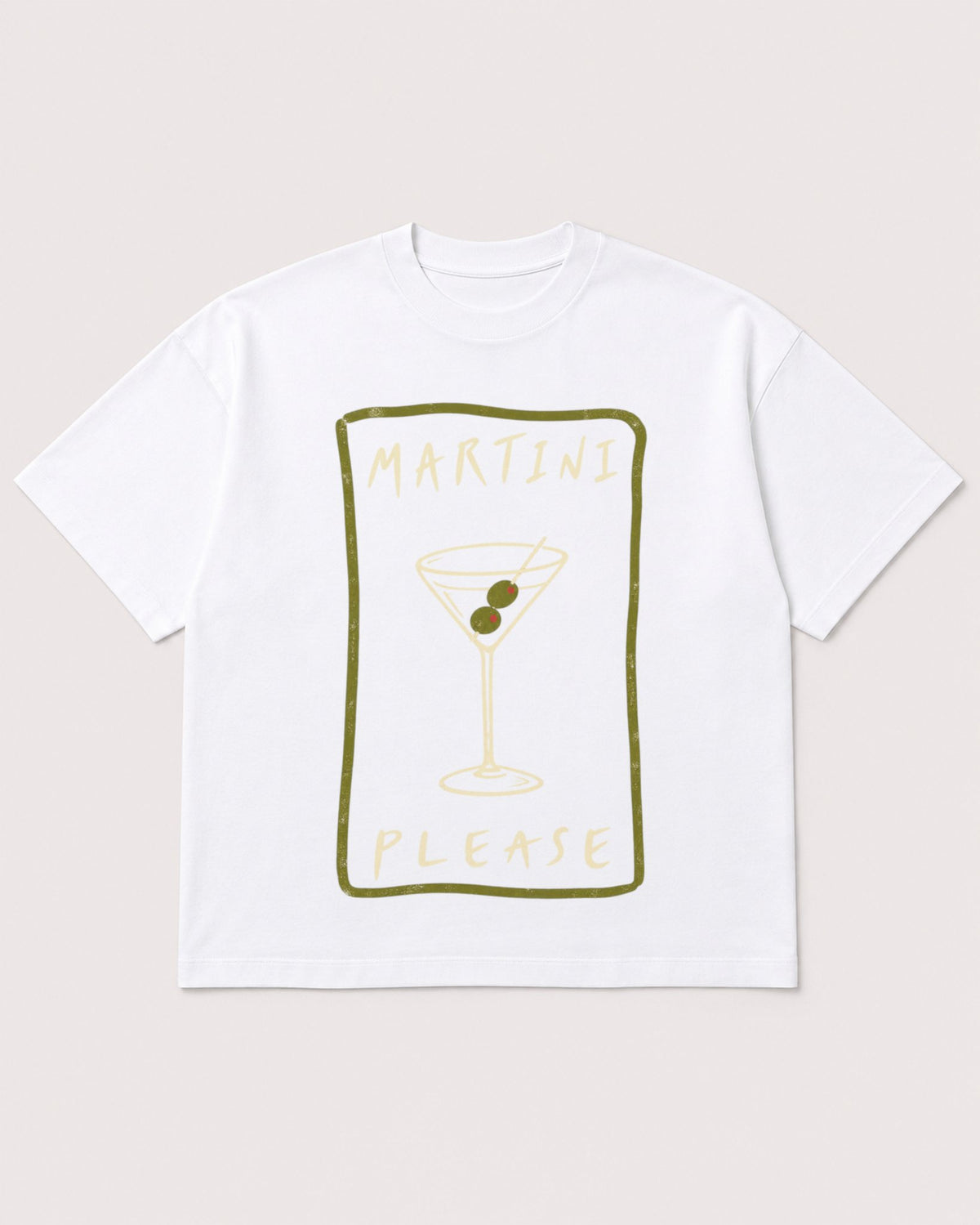 Mockup Boxy Heavyweight Tee White product