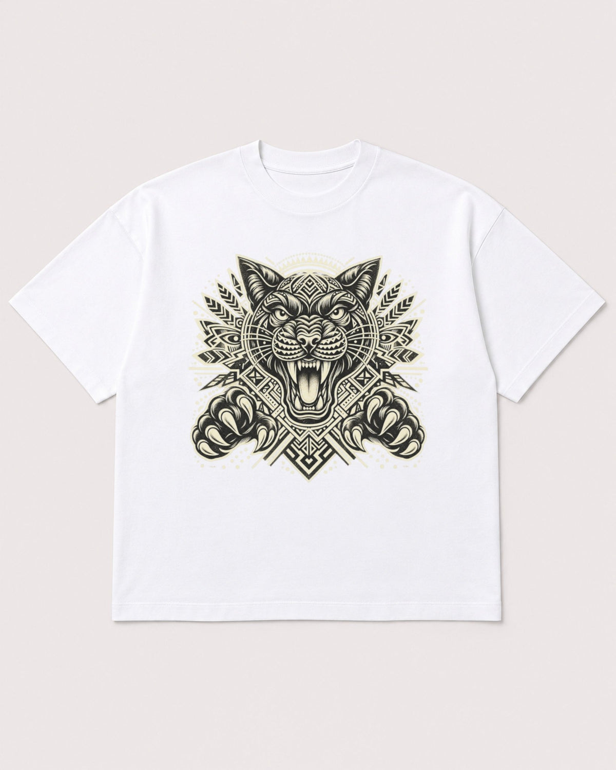 Mockup Boxy Heavyweight Tee White product