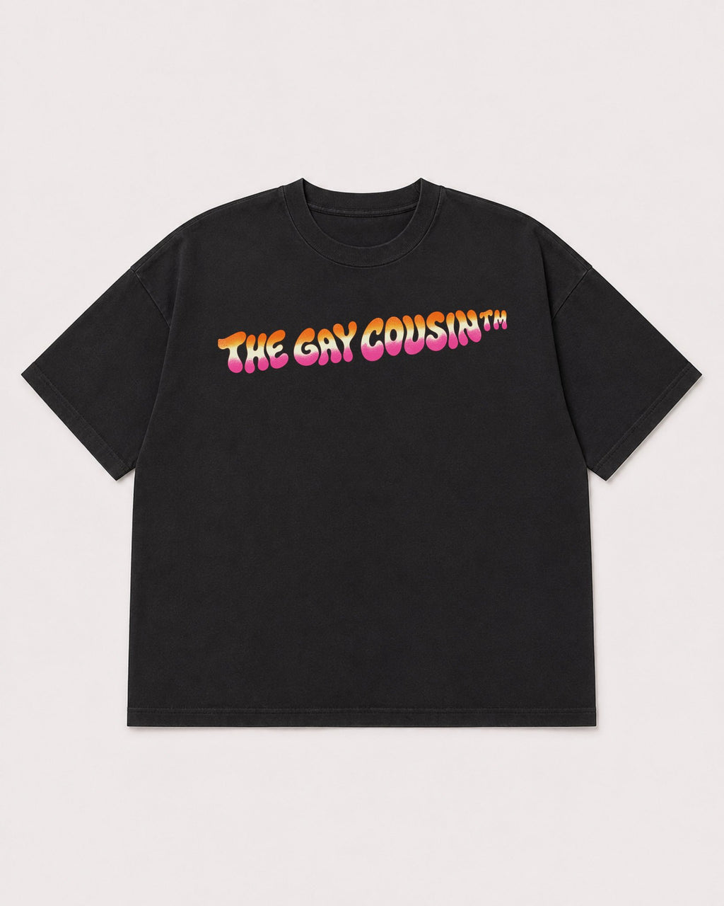Mockup Boxy Heavyweight Tee Black product