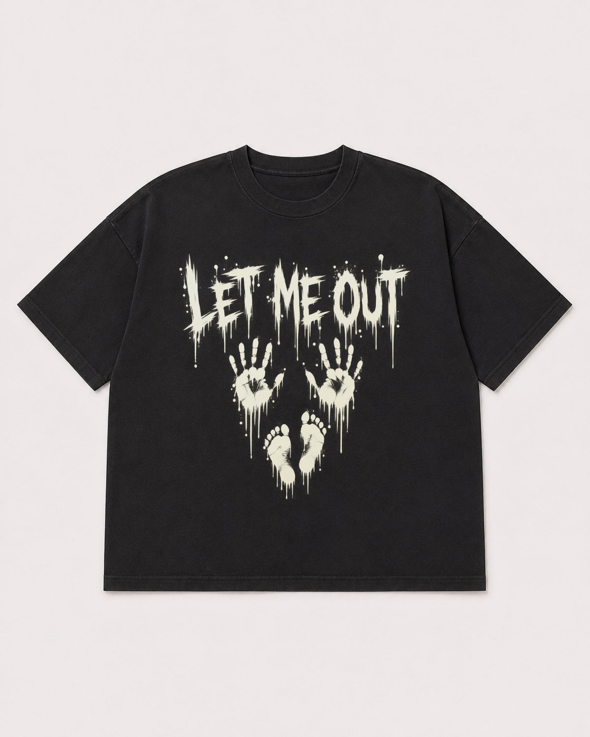 Mockup Boxy Heavyweight Tee Black product