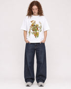 Mockup Boxy Heavyweight Tee White female full-body 09