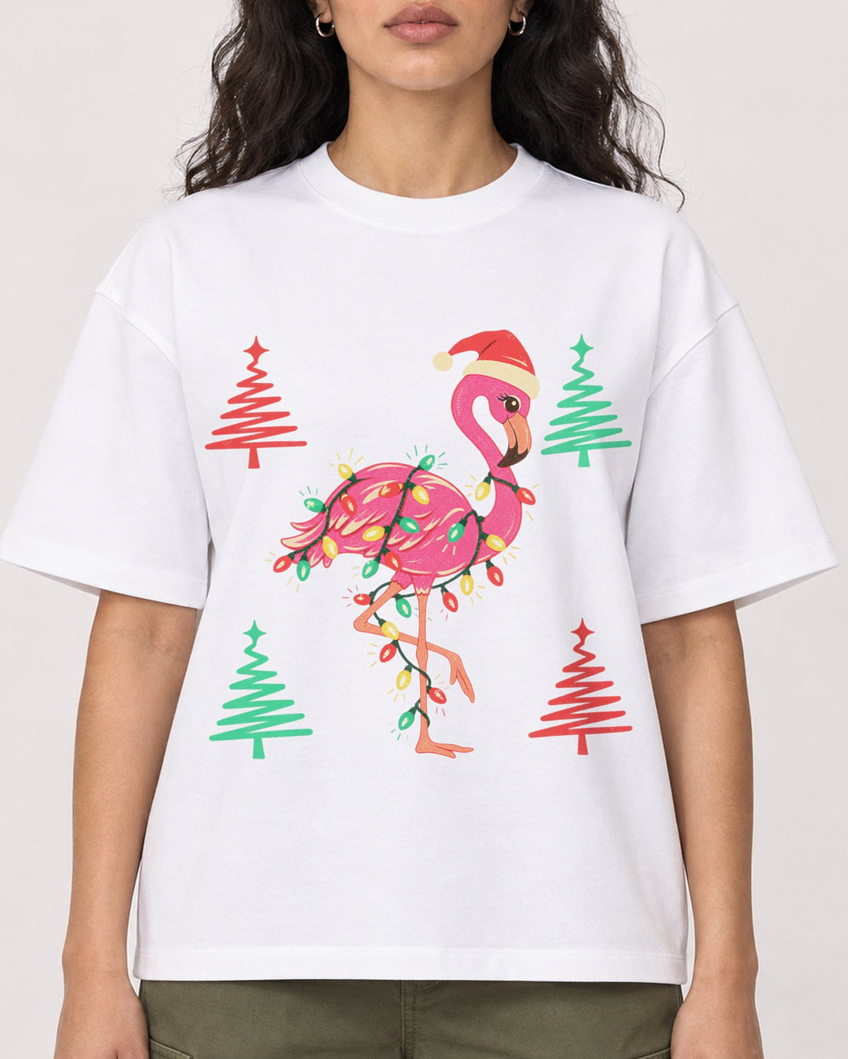 Mockup Boxy Heavyweight Tee White female close-up 07