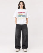 Mockup Boxy Heavyweight Tee White female full-body 03