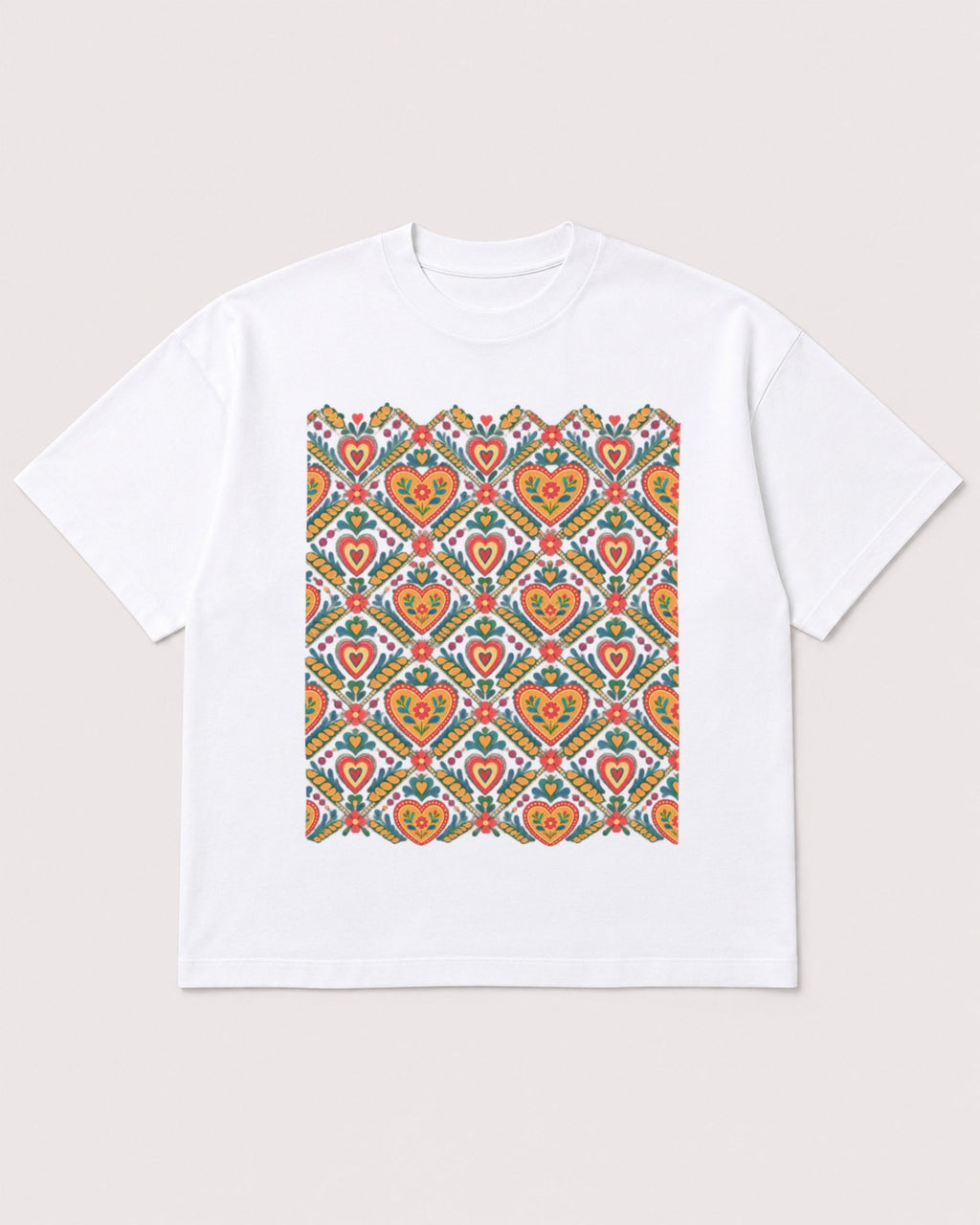 Mockup Boxy Heavyweight Tee White product