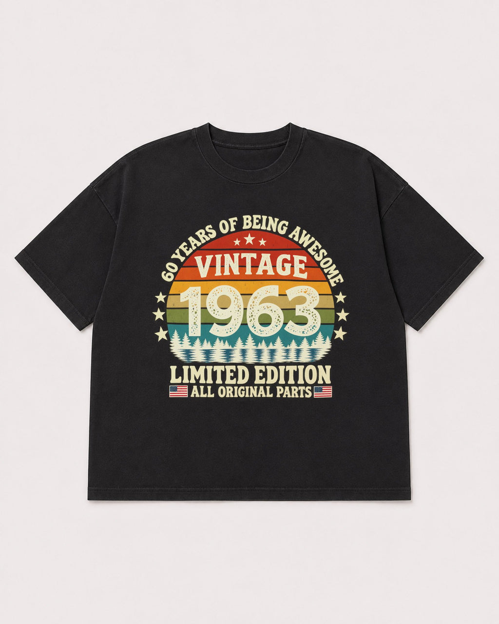 Mockup Boxy Heavyweight Tee Black product