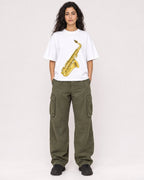 Mockup Boxy Heavyweight Tee White female full-body 07