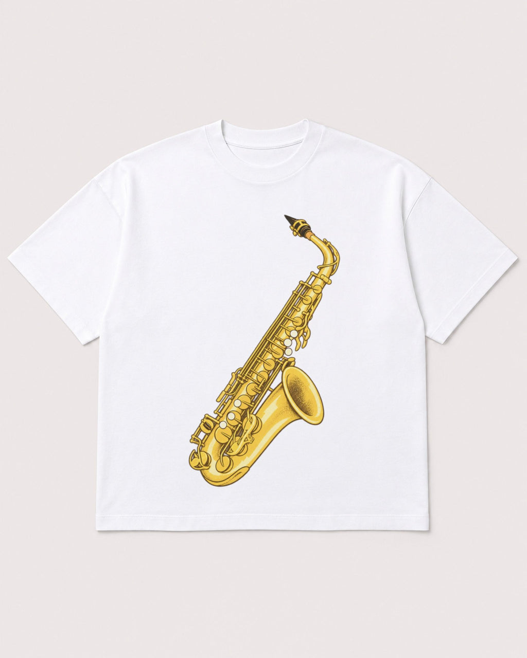 Mockup Boxy Heavyweight Tee White product