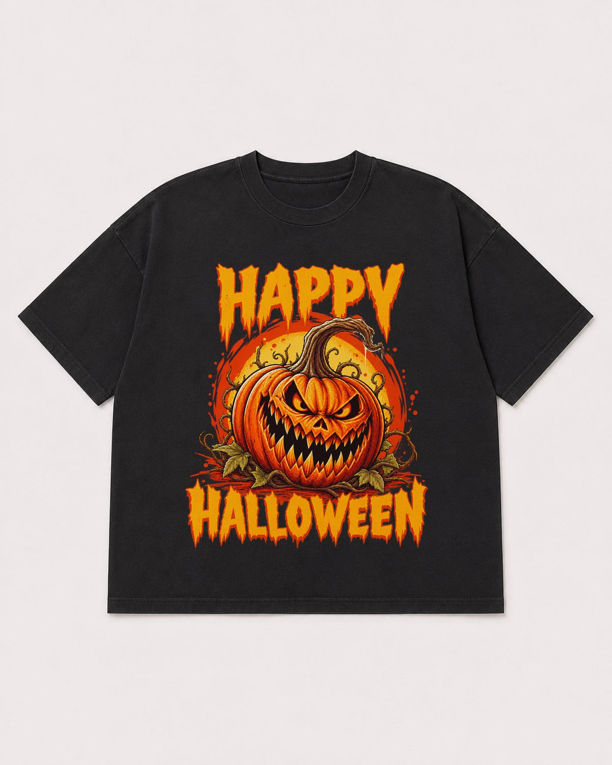 Mockup Boxy Heavyweight Tee Black product