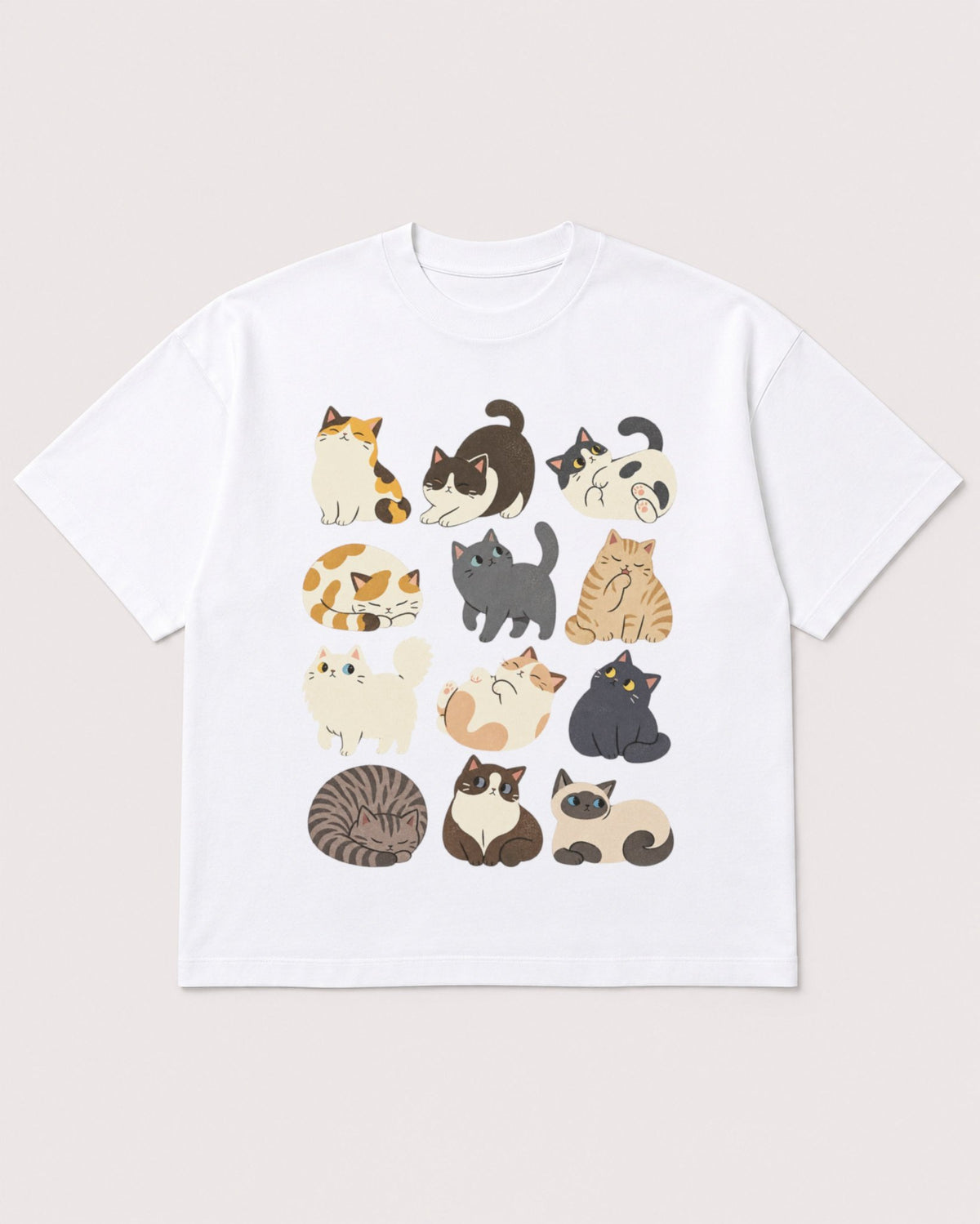 Mockup Boxy Heavyweight Tee White product