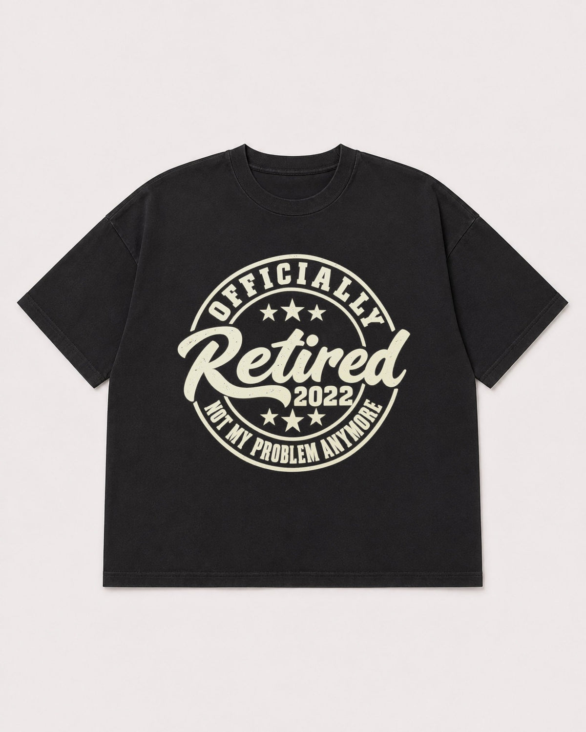 Mockup Boxy Heavyweight Tee Black product