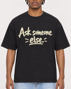 Mockup Boxy Heavyweight Tee Black male close-up 05