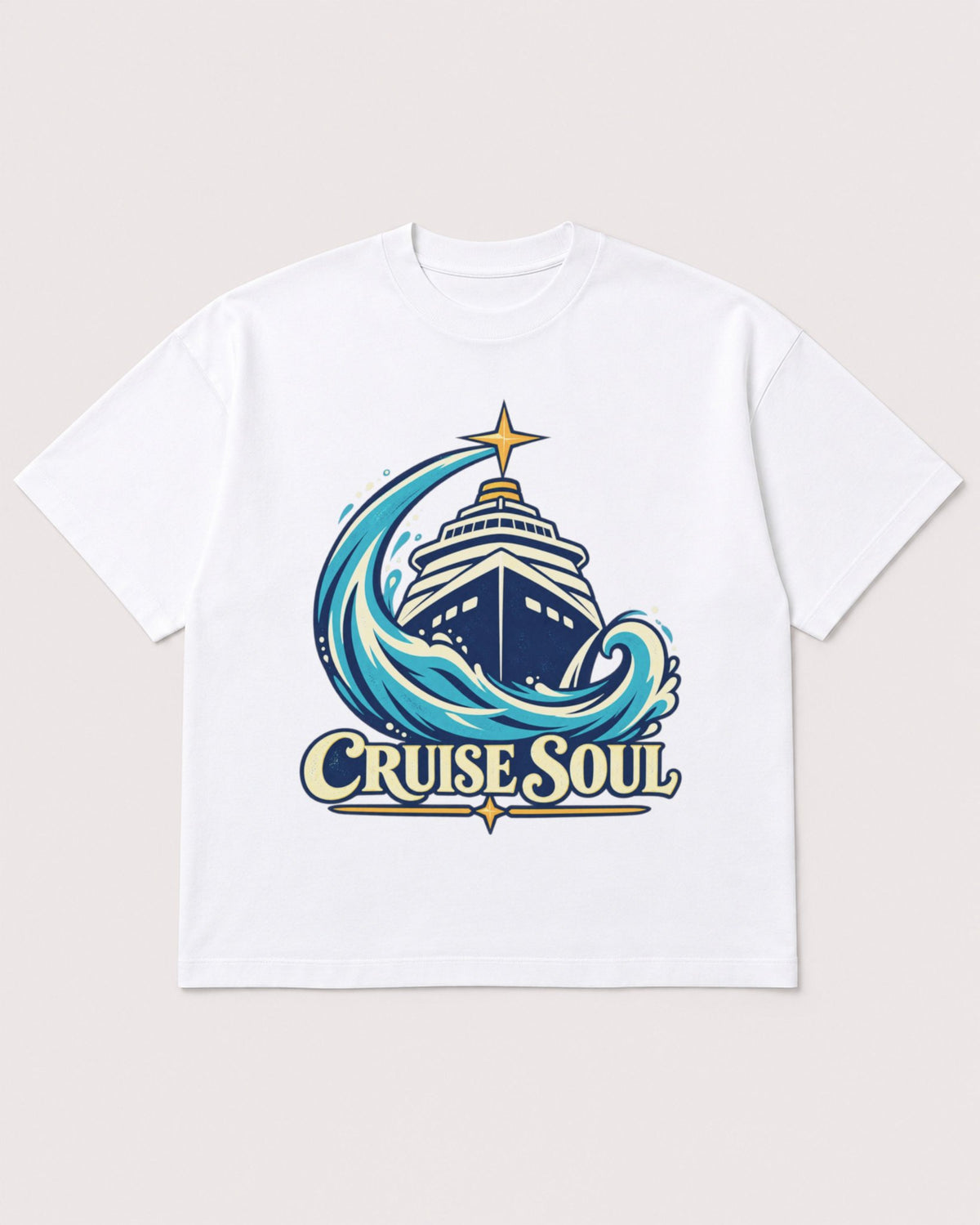 Mockup Boxy Heavyweight Tee White product