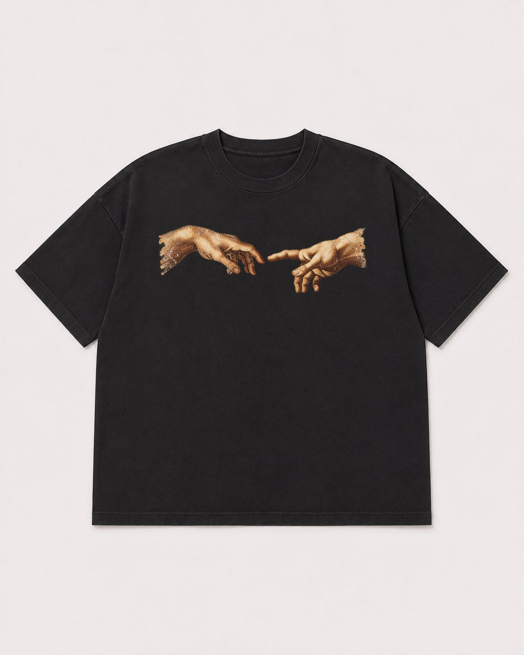 Mockup Boxy Heavyweight Tee Black product