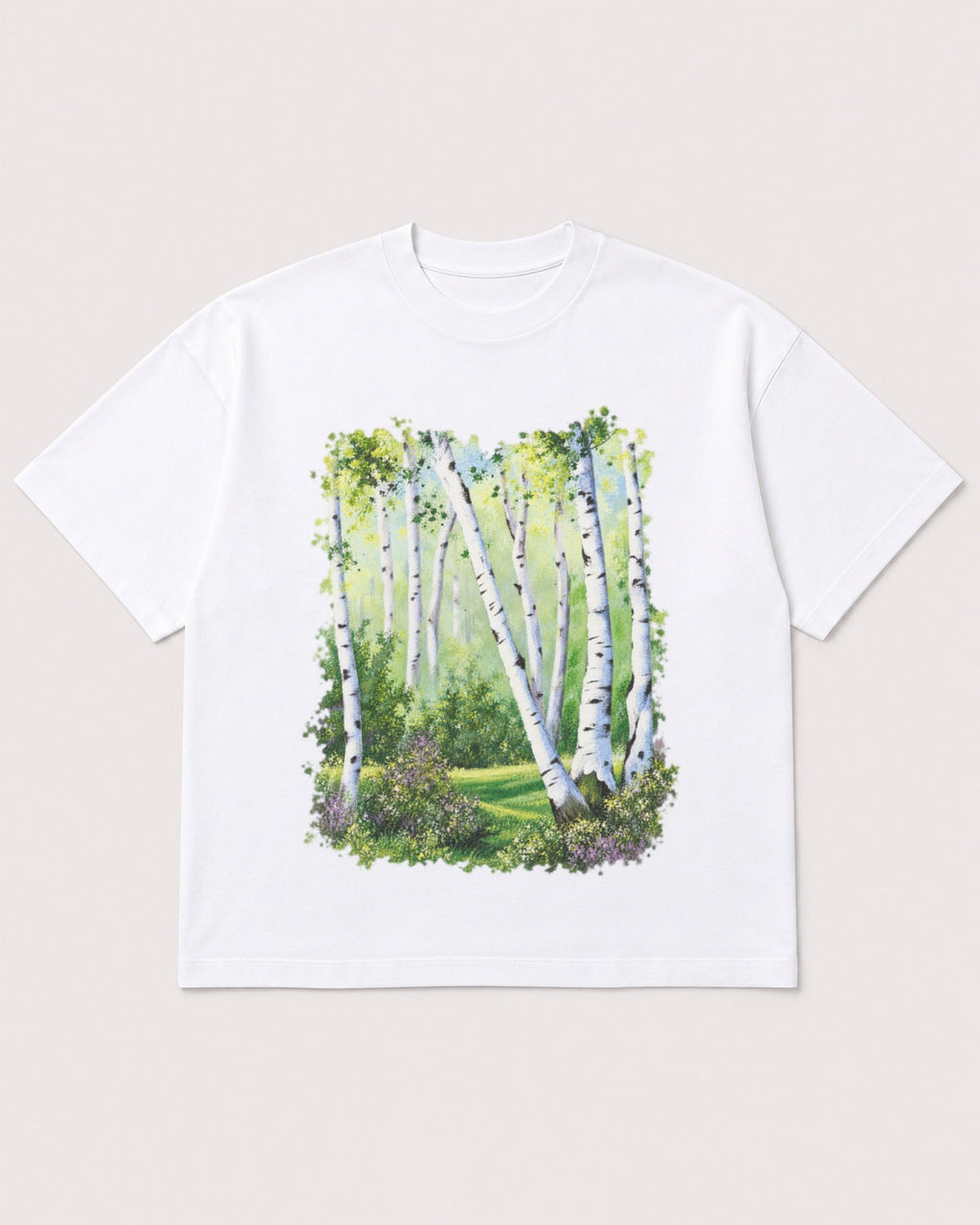 Mockup Boxy Heavyweight Tee White product