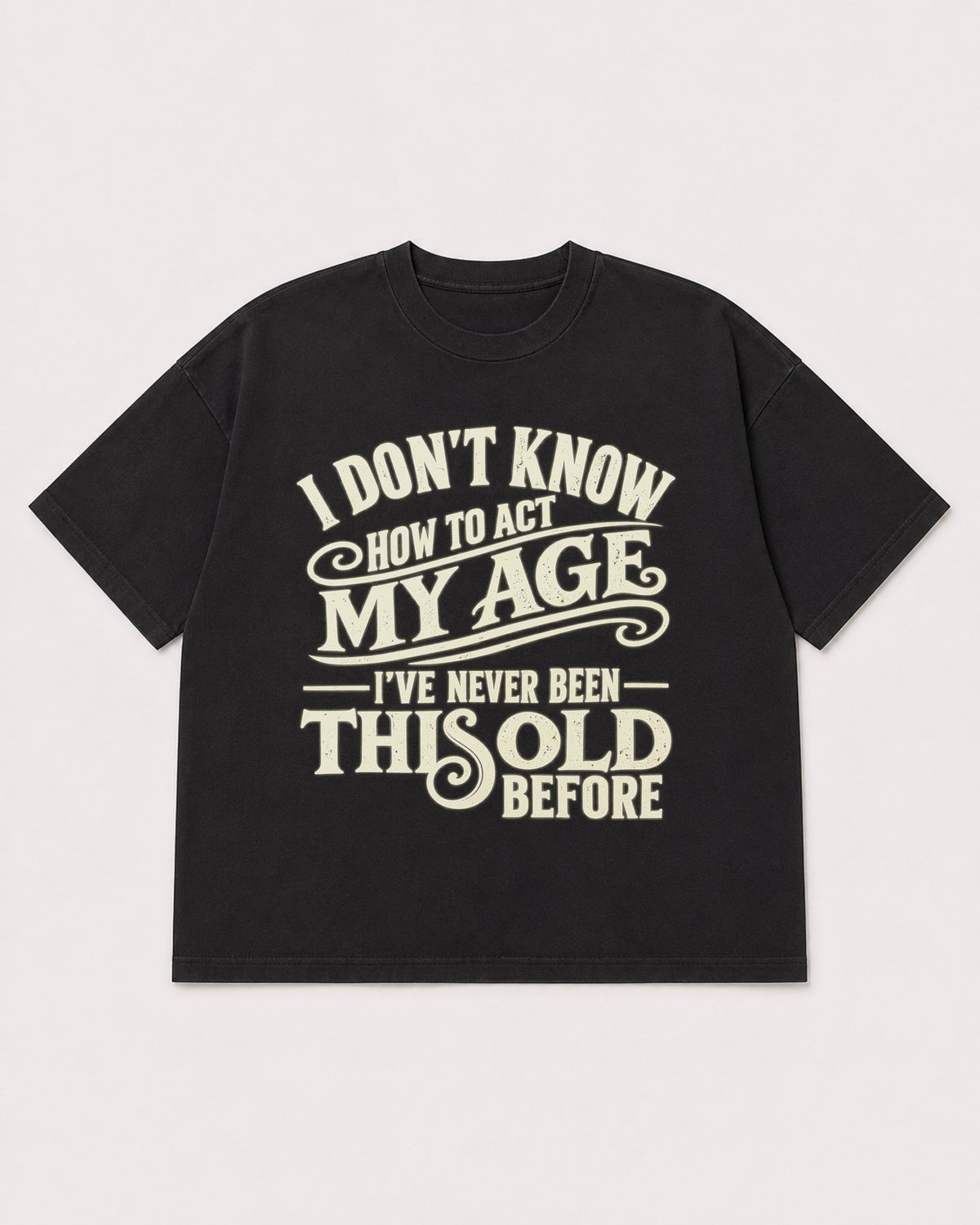 Mockup Boxy Heavyweight Tee Black product