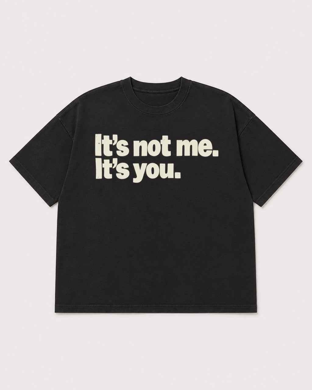 Mockup Boxy Heavyweight Tee Black product