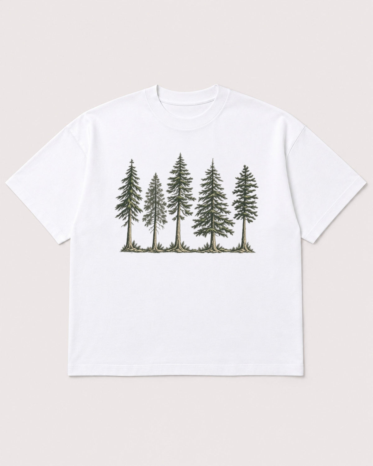 Mockup Boxy Heavyweight Tee White product