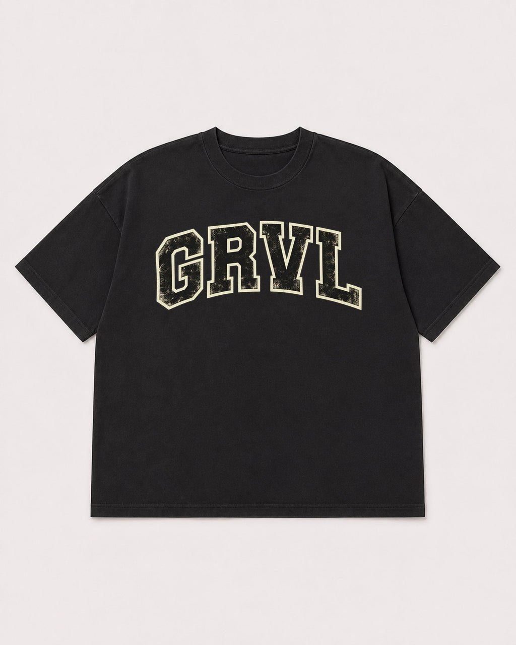 Mockup Boxy Heavyweight Tee Black product