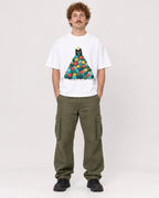 Mockup Boxy Heavyweight Tee White male full-body 09